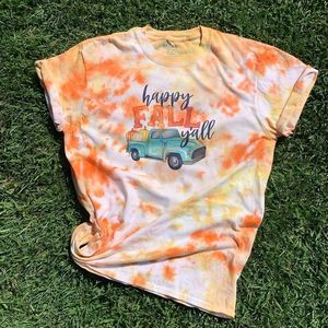 Happy Fall Womens T-Shirt Size Medium